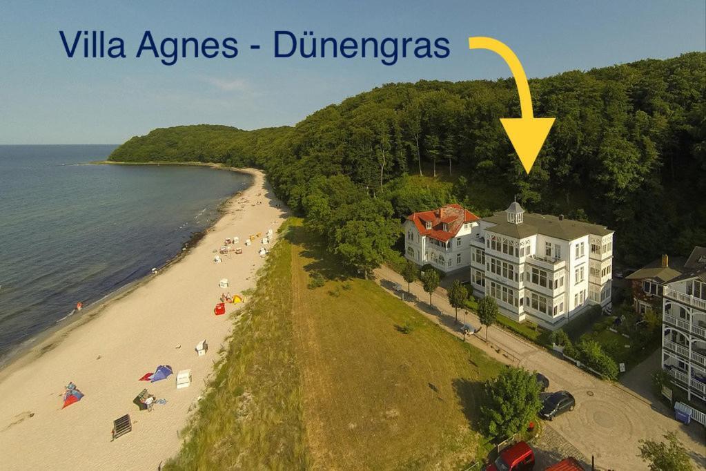 Villa Agnes Mit Meerblick-Loggia In Top Lage Am Strand - Duenengras Binz Exterior photo